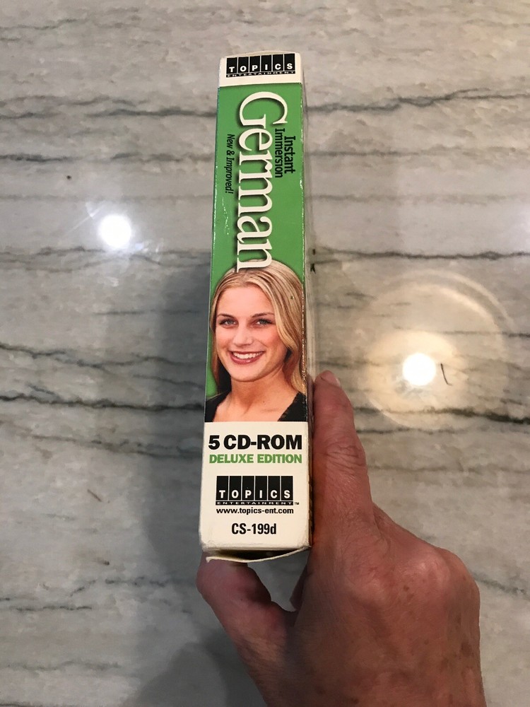 Topics Learn German Deluxe Edition Instant Immersion Euro Method 5 CD Set Green