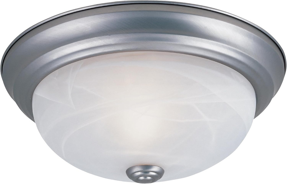 2-Light Flush Mount Ceiling Light, 11 Inch Lighting Fixture for Kitchen, Bedr...