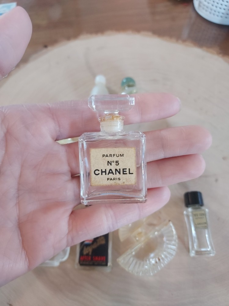 Vintage Mini Glass Perfume Bottles