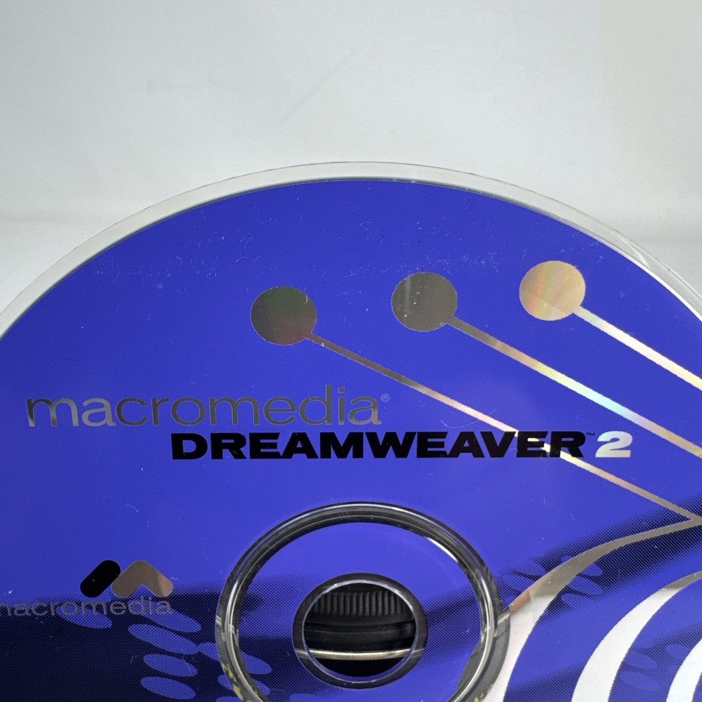 Macromedia Dreamweaver 4 for Windows 95/98 - SERIAL # Number CD Software