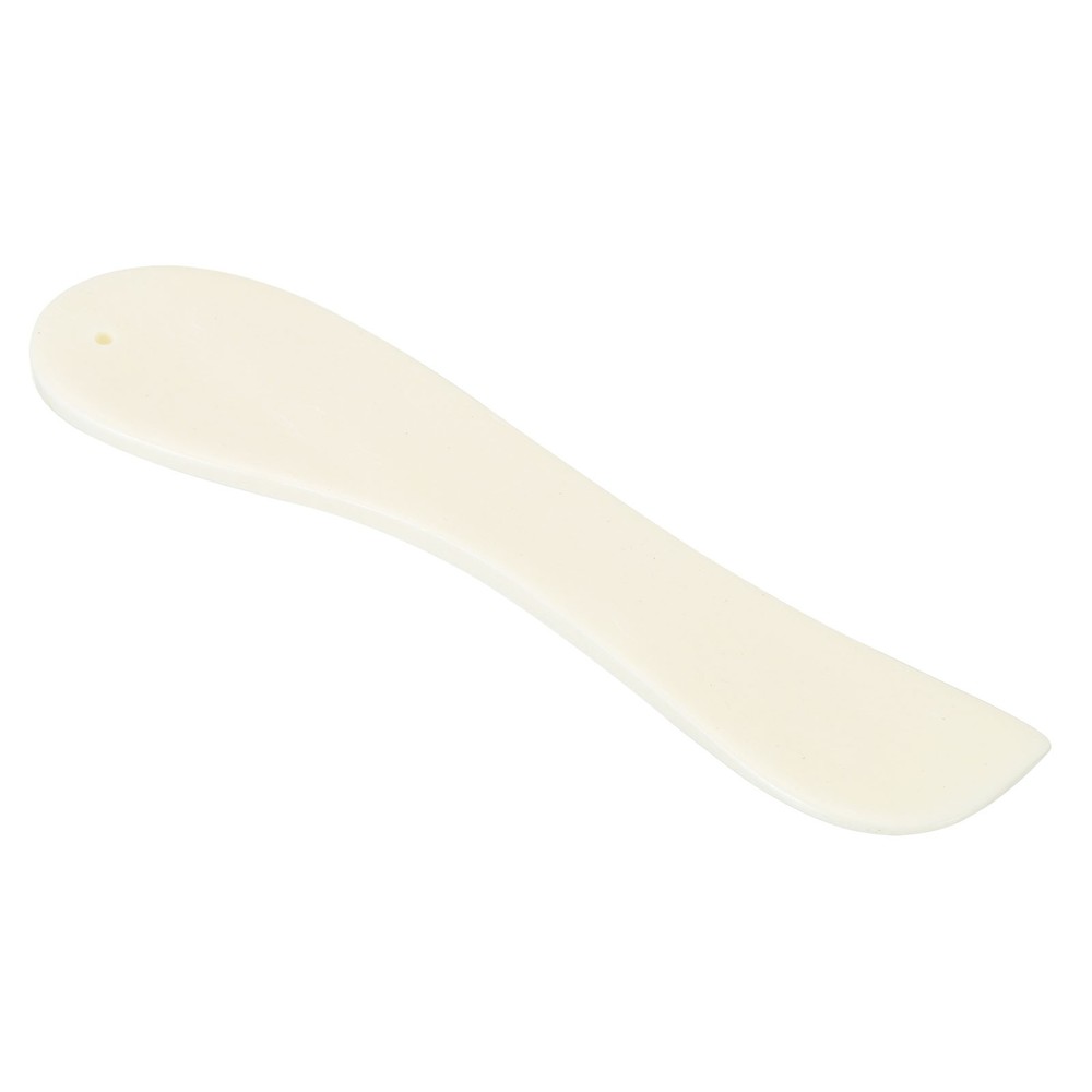 Bone Folder Creaser Paper Creaser Arc Shape Scoring Folding Tool, White-1