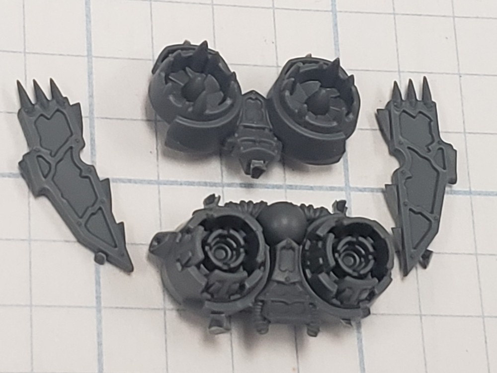 40k Chaos Space Marines Bits Murderwing Raptor Kill Team Jump Pack #104