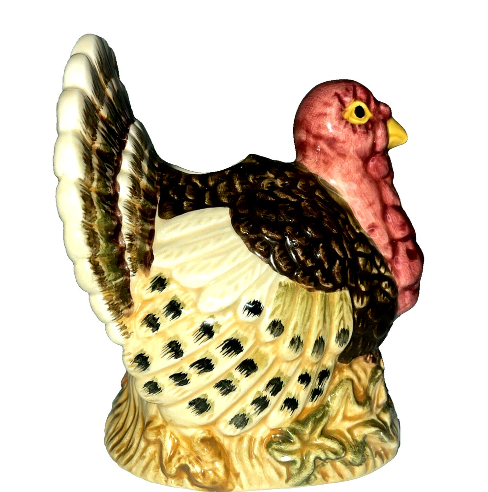 Pfaltzgraff Turkey Candle Holders Set Fall Decor 5" X 4"