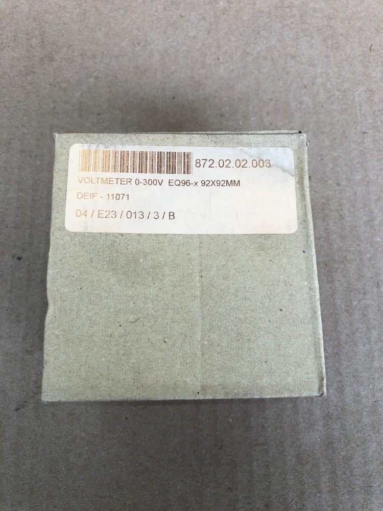 DEIF EQ96X VOLTMETER 564642 RANGE 300