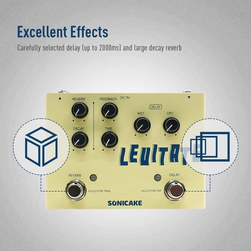 Guitar Effects Pedal - Delay Reverb
