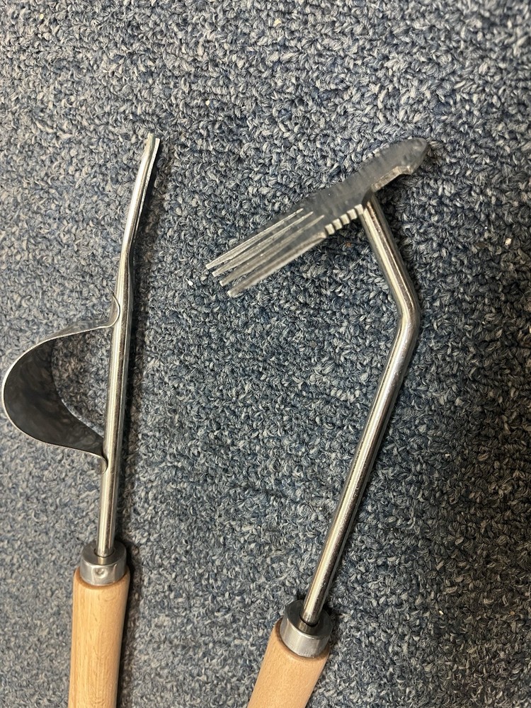 Hand Weeder Tool, Stainless Steel 2 Pcs Weeder Tool
