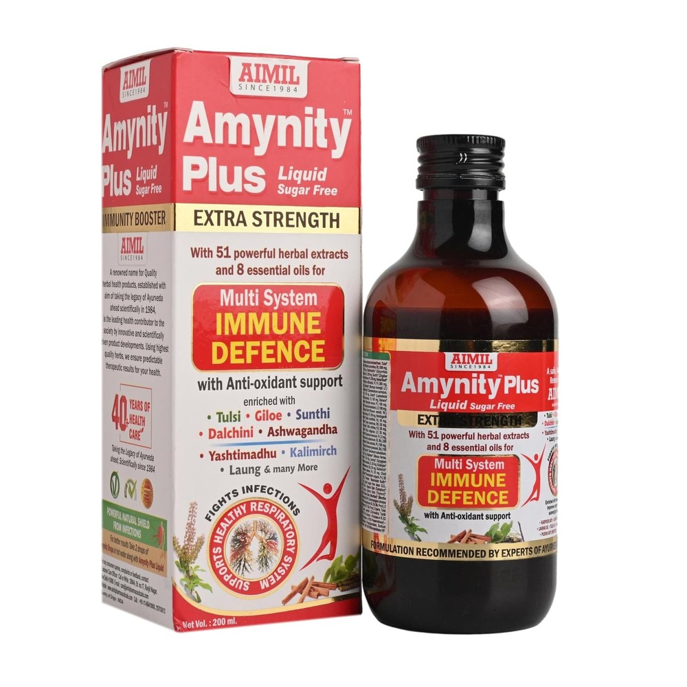 AIMIL Amynity Plus Syrup Herbal Immunity Support Pack of 3