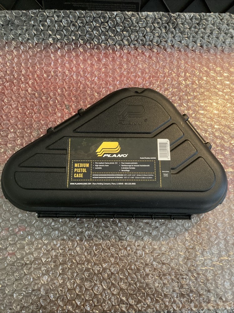 Plano Medium Pistol Case 142200 with Padlock Tab