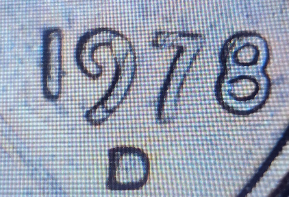 3X 1978D_1968D_1987D Lincoln Cents with Mint Mark Errors