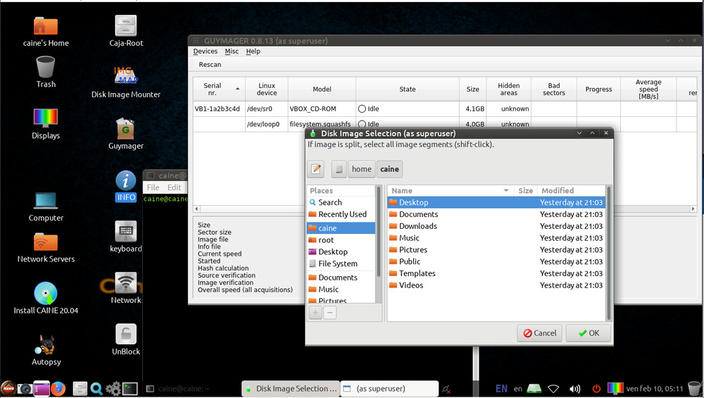 Caine Linux 14 Bootable Live Installer DVD – Grade AAA+ – Same Day Shipping