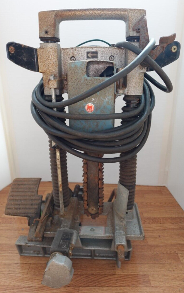 Makita Chain Mortiser 7100B Blue Tools 18mm sharp chain Tested Used Junk
