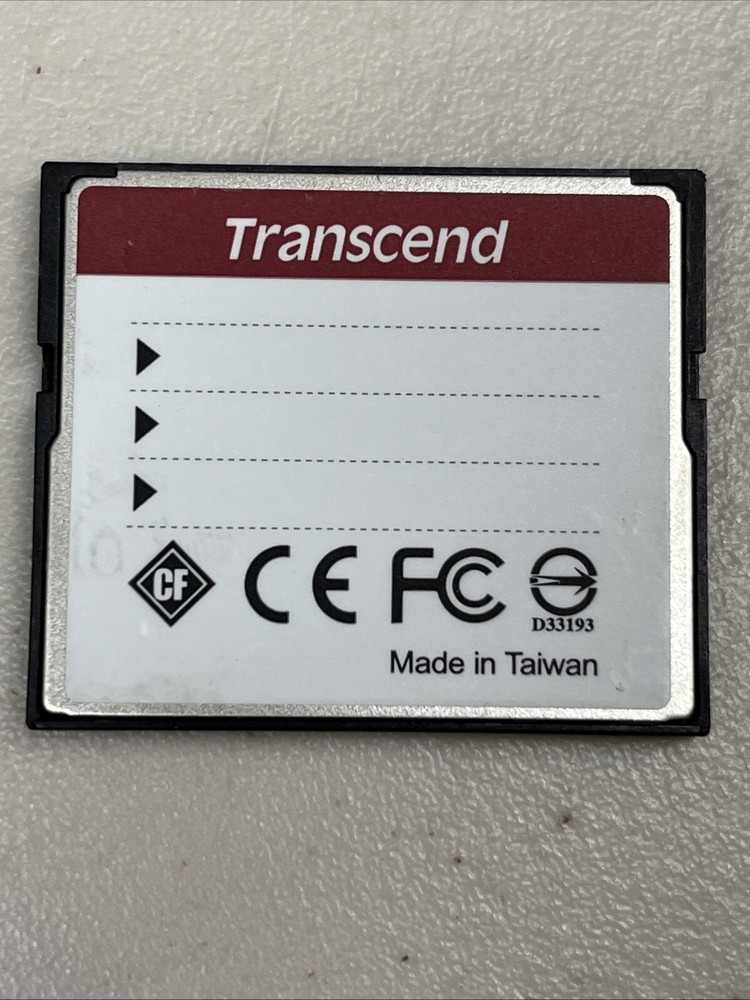 4GB Transcend Industrial CF CompactFlash w/ fast SLC memory CF220I