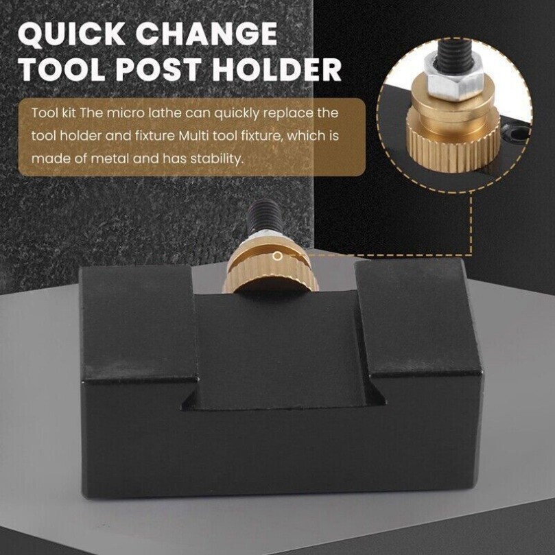 10 PCS Tooling Package Lathe Change Tool Post & Holders Multifid Tool