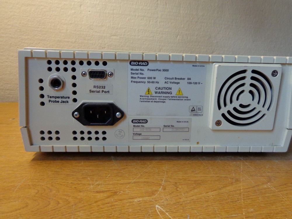 Bio Rad PowerPac 3000 Power Supply Tabletop Electrophoresis System FAILED POST