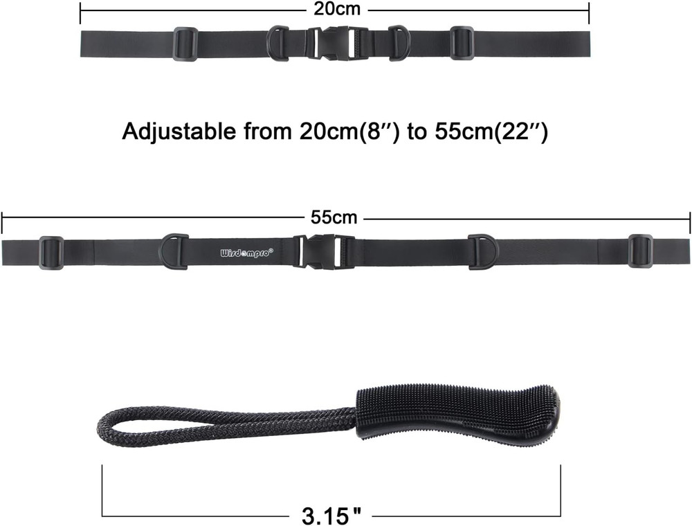 2 Pack Backpack Chest Straps, Heavy Duty Adjustable Backpack Sternum Strap Belt