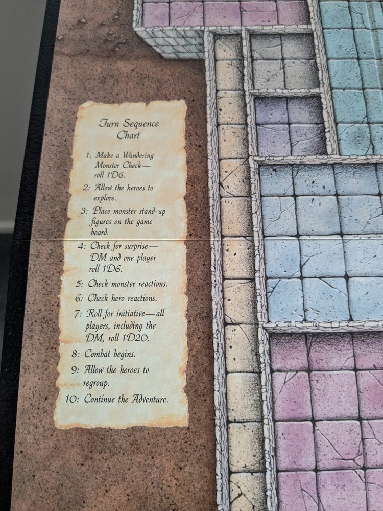 Spares & Replacements - 1992 Dragon Quest Replacement Gameboard