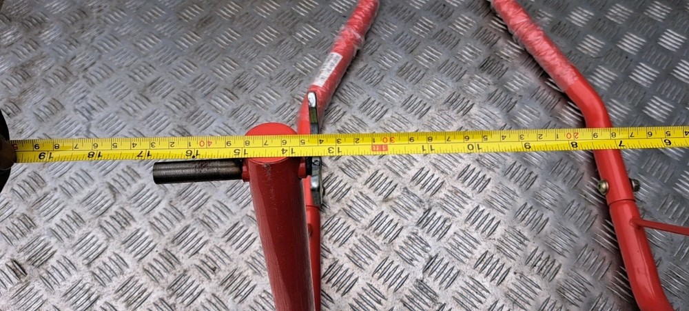 Motorcycle paddock stand.