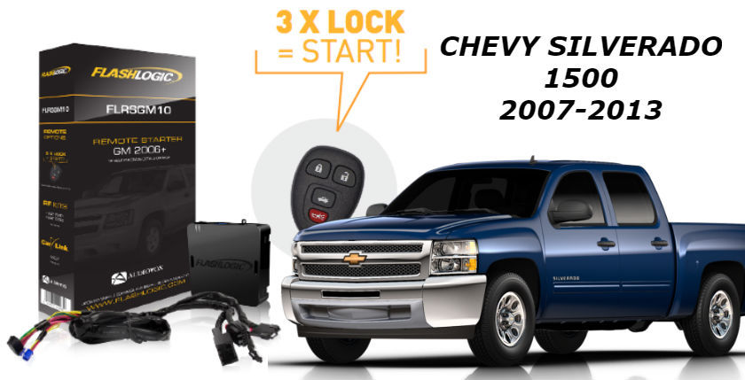 Flashlogic Remote Start for 2011 Silverado 1500 Hybrid w/Plug & Play Harness