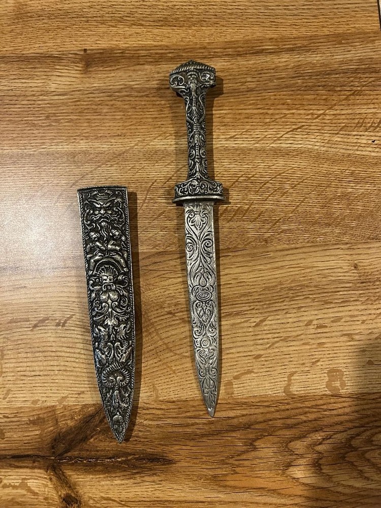 19th C Replica Silver Dagger Antique