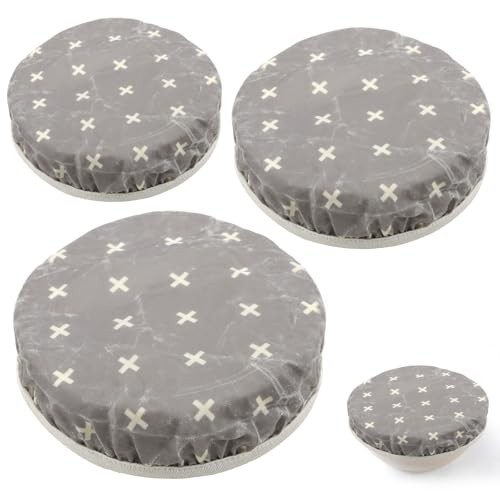 3 Pcs Reusable Bowl Covers for Bread Proofing, Machine Washable Cotton