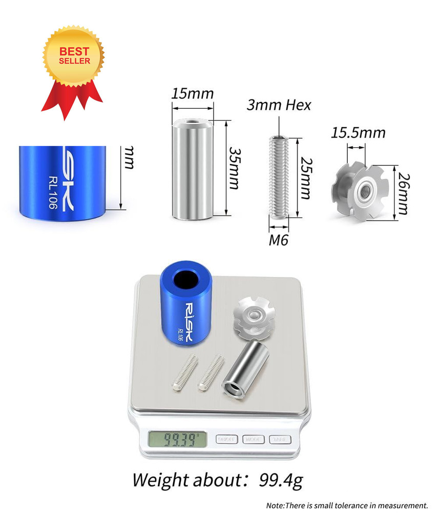 CYCEARTH Bike Star Nut Setting Tool, Bicycle Fork Installer with Free 1 Star...