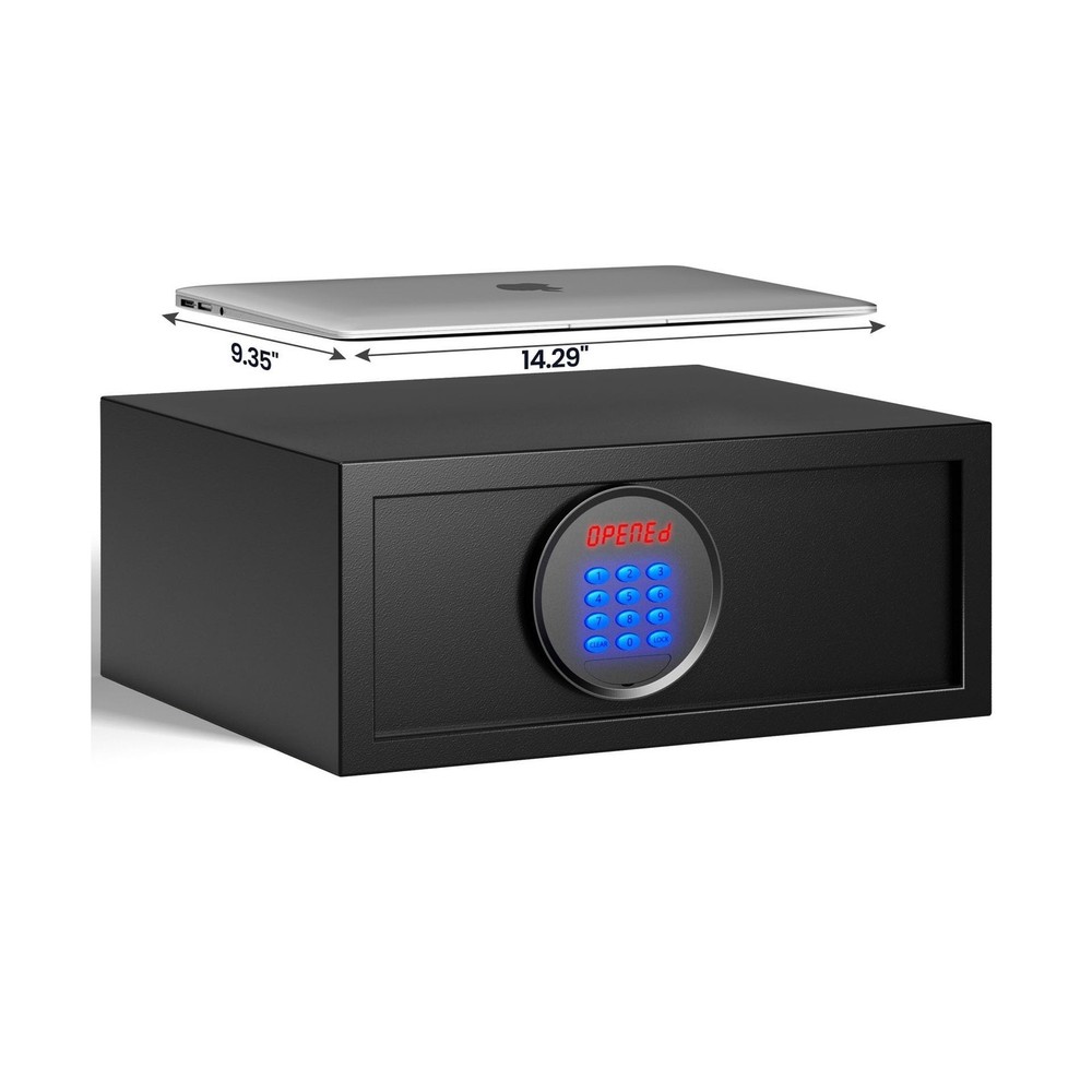 Hotel Safe Box with Administrator's Password Home Safe with Silent Mode & LED...