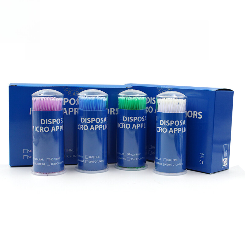 Dental Microbrush Disposable Micro Applicator Brush Bendable Soft Brush Tips