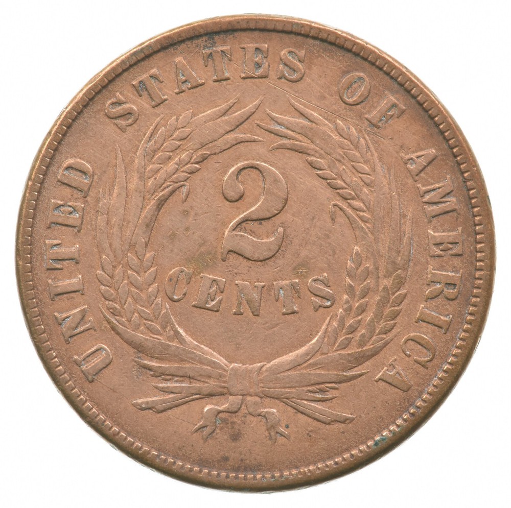 1870 Two Cent Piece *7295