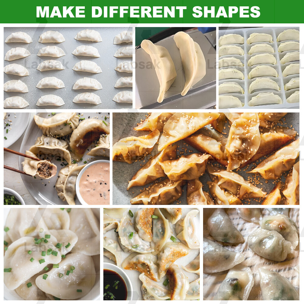 Fried Dumplings Maker Machine Semi-Automatic Samosa Gyoza Dumpling Making 1500PC