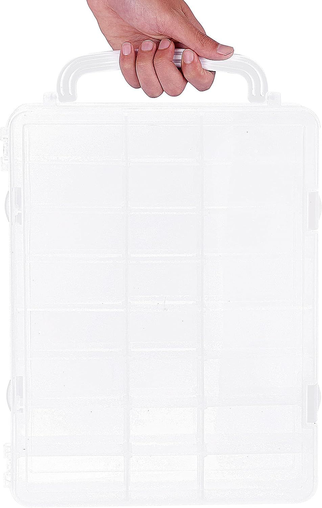 New brothread Double-Sided Storage Organizer/Box with Total 48 Adjustable...