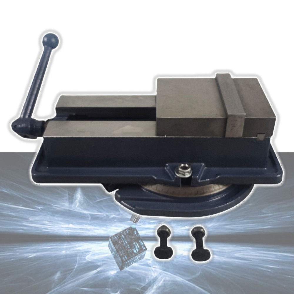 5" Milling Machine Bench Vise with Base Corner-fixed Bench Vise Flat Tongs