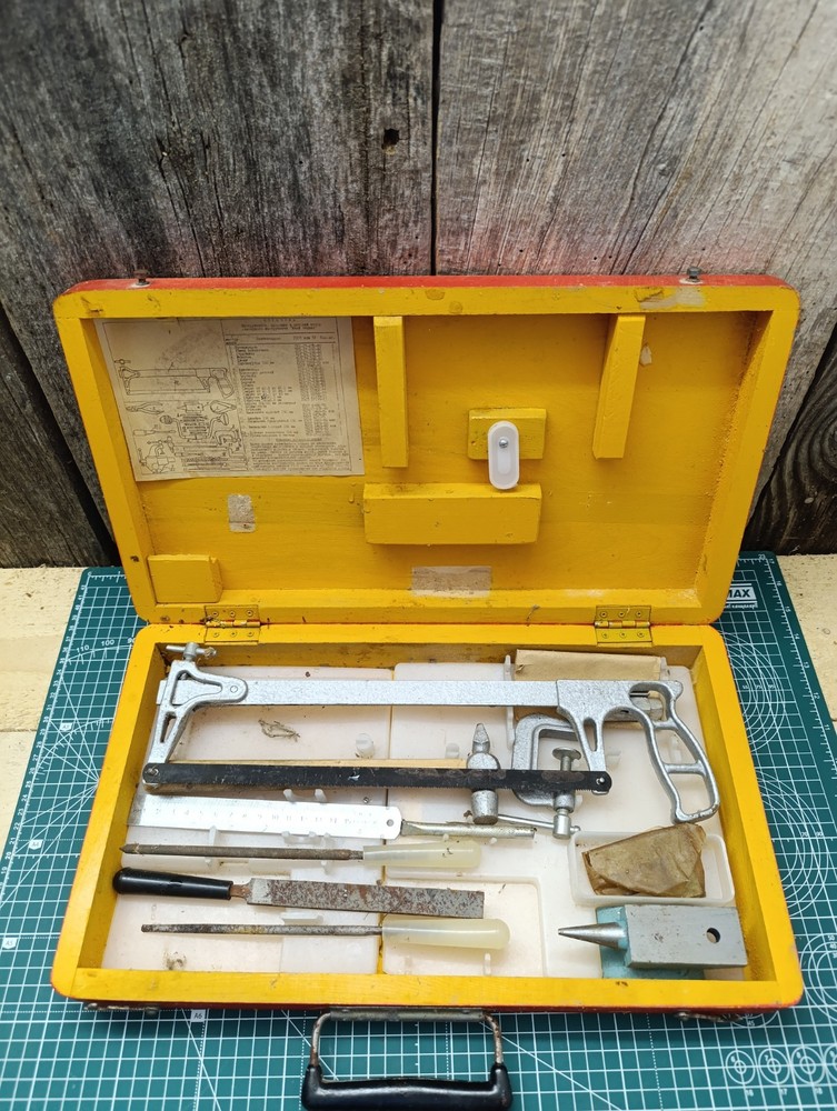 Children's Soviet set of locksmith tools "Young Technician.