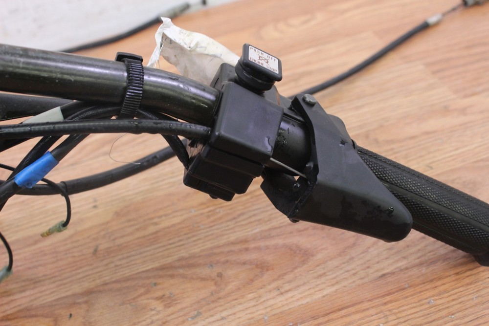 1989 YAMAHA OVATION CS340 Handlebars BENT with Controls Cables Warmers