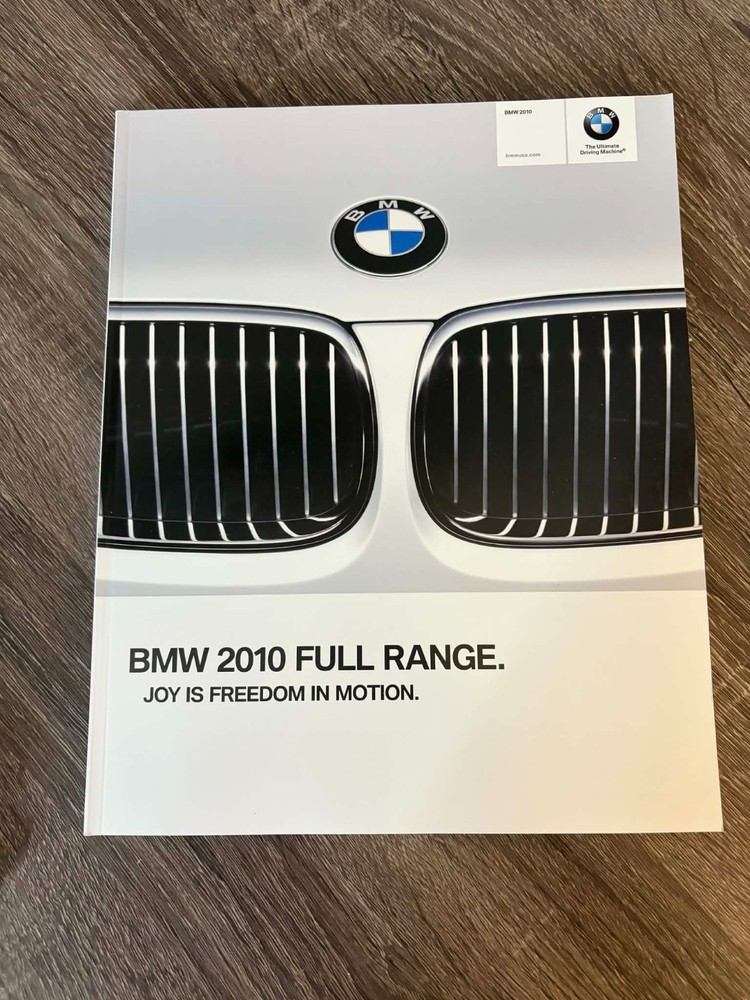 VINTAGE ORIGINAL 2010 BMW FULL RANGE BROCHURE CATALOG