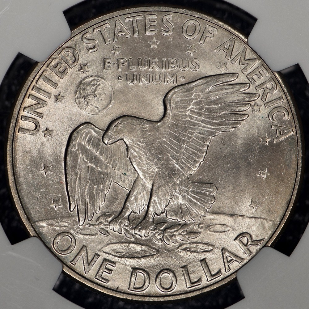 1972-D Ike Eisenhower Clad Dollar $1 NGC MS67
