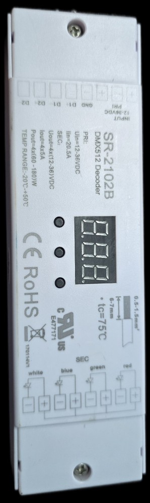 SR-2102B DMX512 Decoder