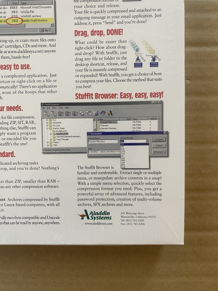 Stuffit by Aladdin Systems (CS46)