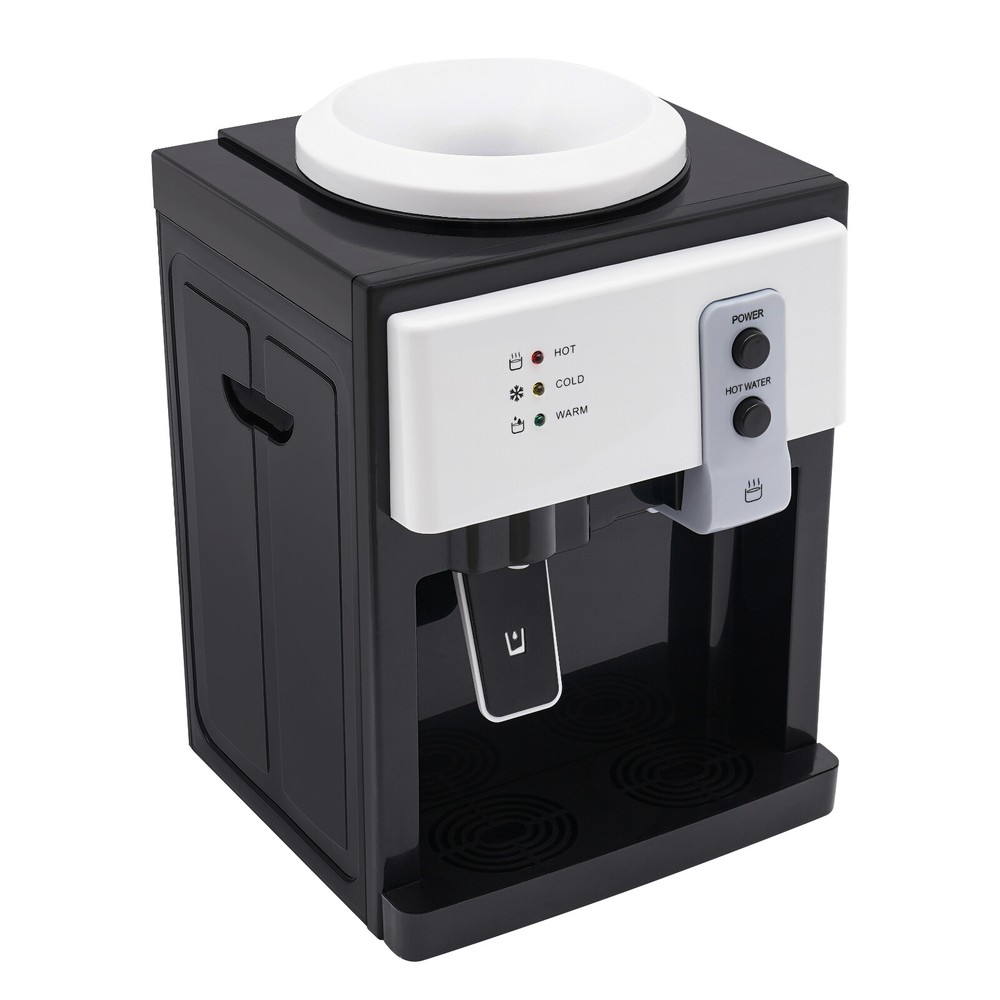 Top Loading Hot Cold Water Cooler Dispenser Countertop Drinking Machine 5 Gallon