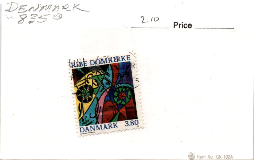 Denmark, Postage Stamp, #835 used, 1987 Art (AB)