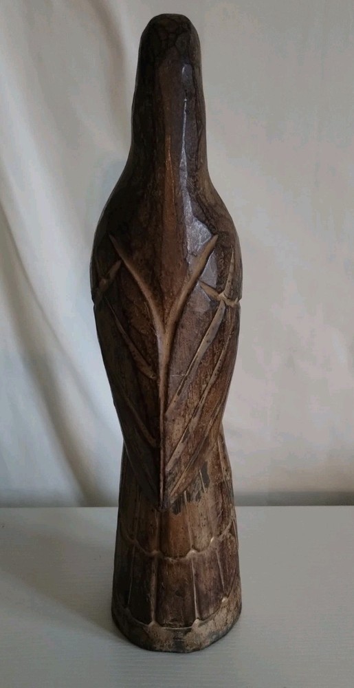Carved Wooden Parrot