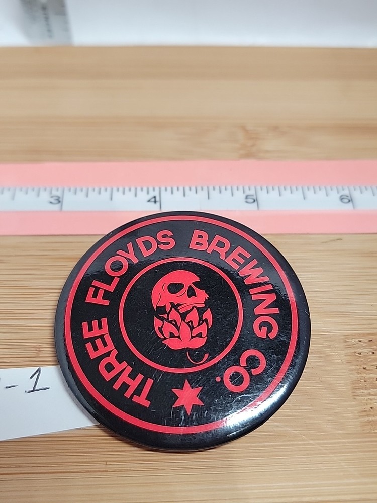 Three Floyds Brewing Company Button Pin