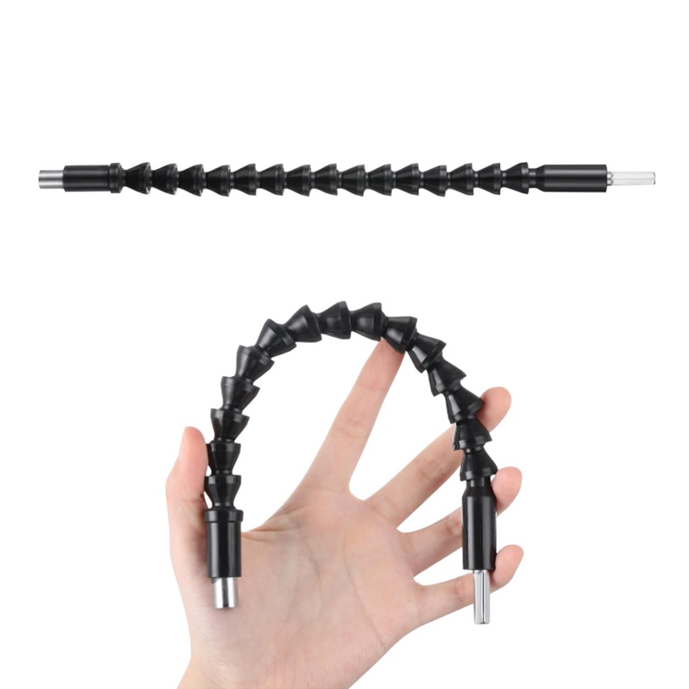 14pc 105 Degree Drill Socket Adapter Flexible Drill Bit Extension Rod Driver Set