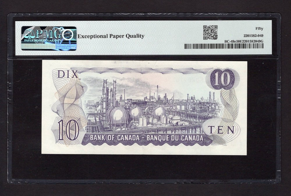 Canada 10 Dollars 1971 BC-49e About Uncirculated