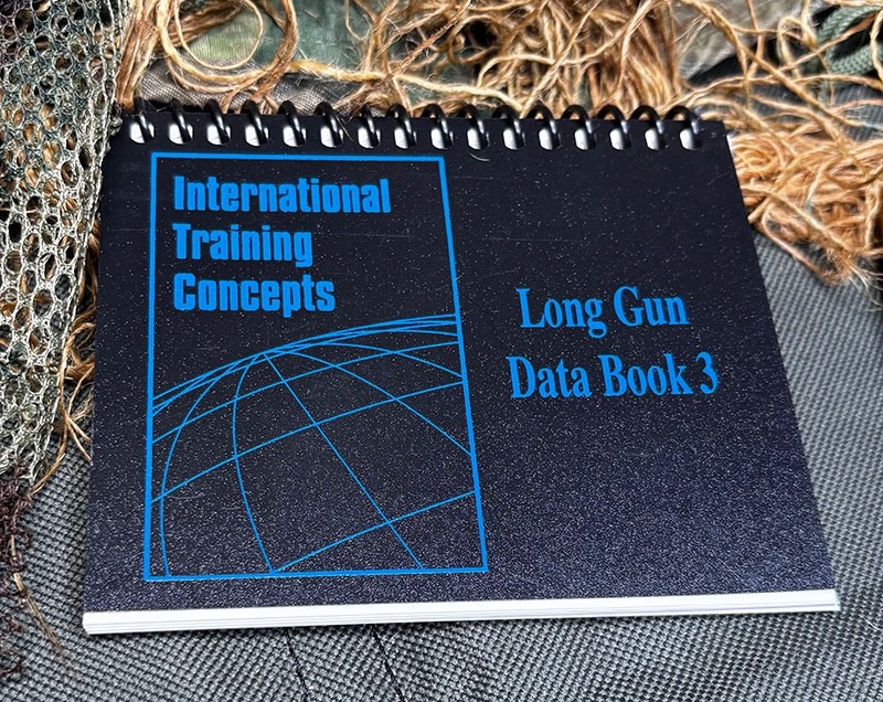ITC Data Book 3-Law Enforcement-Military Operational Sniper Log ITC Marksmanship