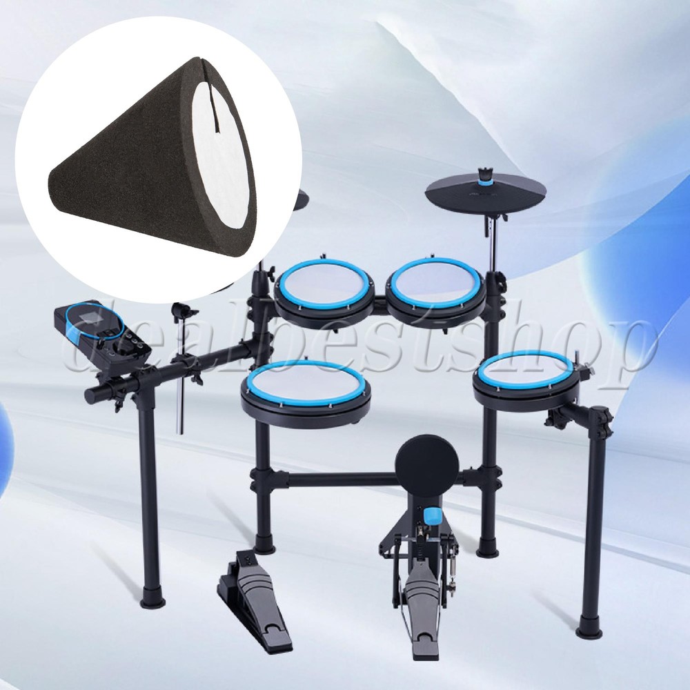 5 x Black Trigger Cone Electronic Drum Pad Internal Replacement for DIY