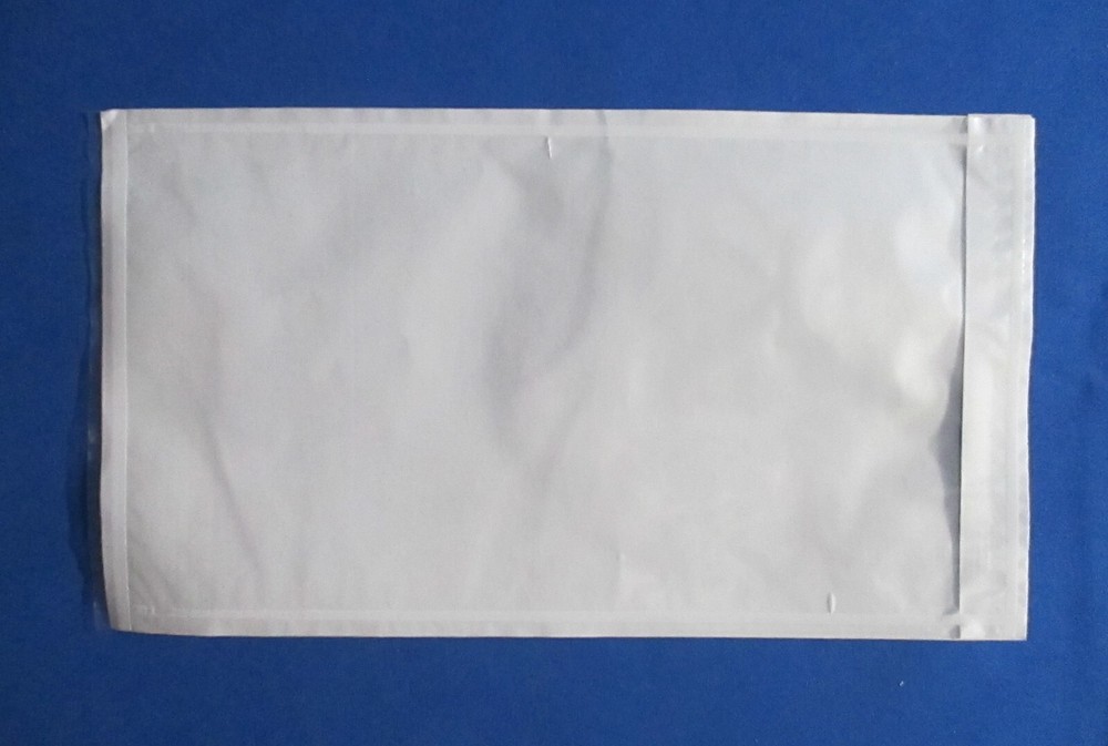 Clear Face Document Envelope Side Open 5.5"x10" Packing List Shipping Invoice