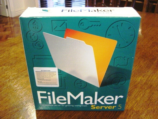 FILEMAKER SERVER 5 UPGRADE (MAC 68k/PPC) - (OPEN BOX) - (NEW)