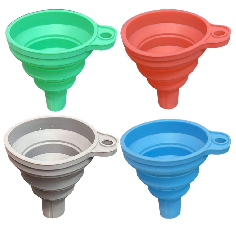 Foldable Silicone Collapsible Funnels 1 Pack