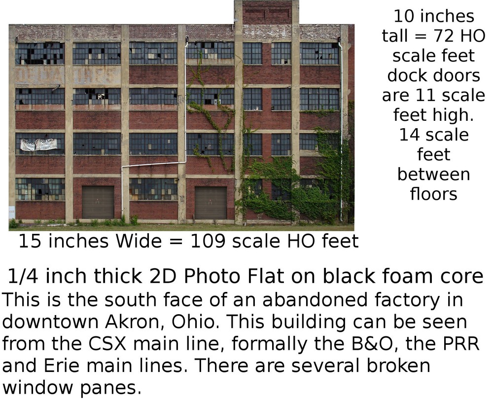 TRACKSIDEFLATS #102b HO scale ABANDONDED BUILDING #2