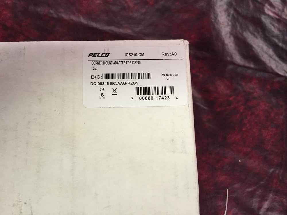 PELCO ICS210-CM CORNER MOUNT ADAPTER - NIB